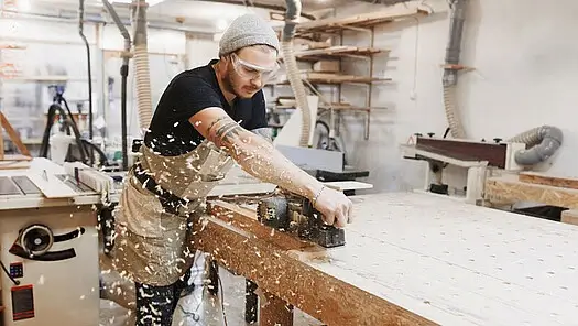 Image pour la gestion de la fiche google my business d'un artisan menuisier