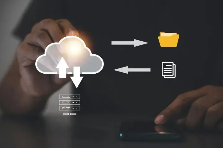 Sauvegarde site internet : transfert cloud vers dossier et fichiers