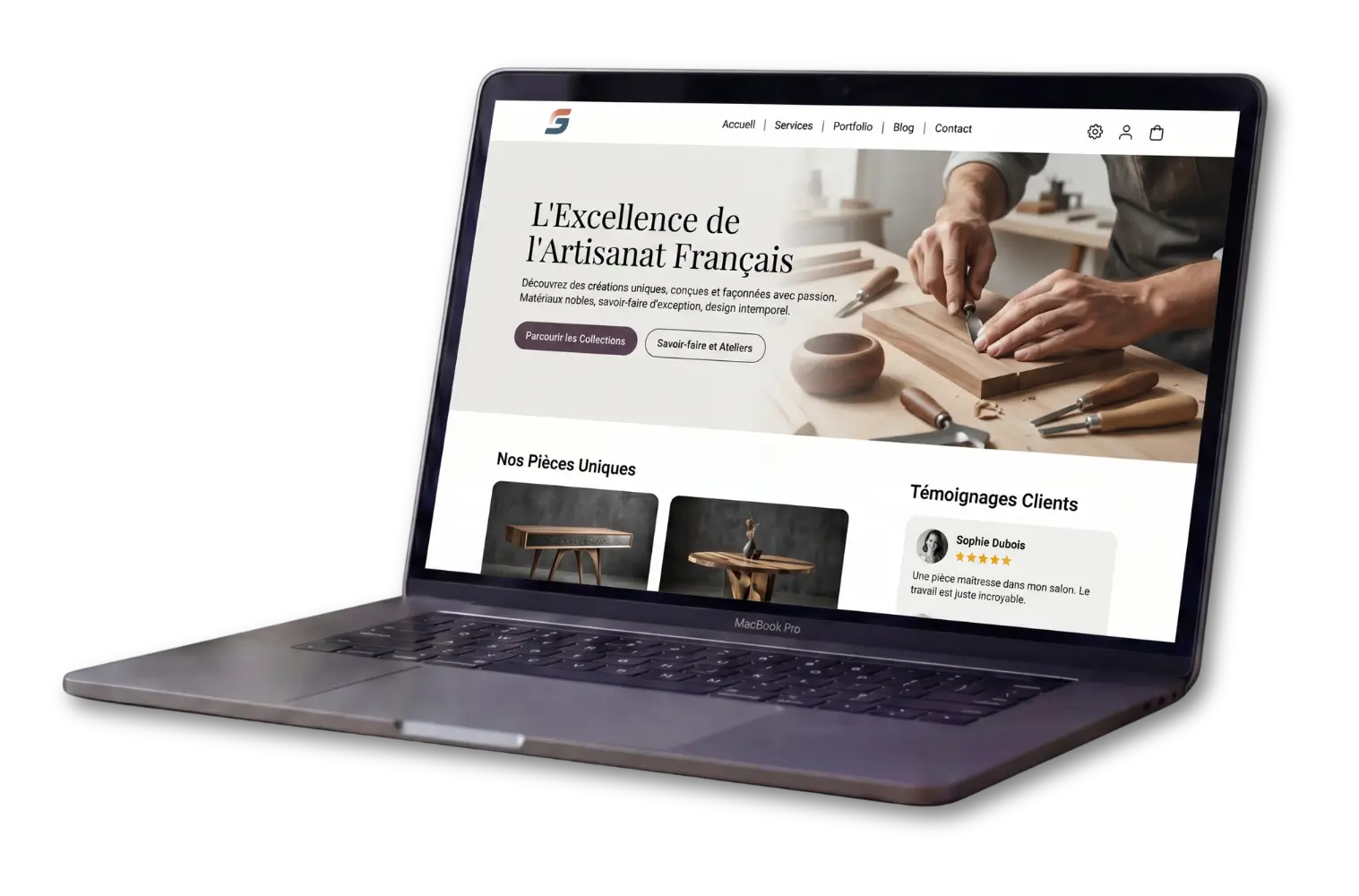 Site internet pour artisan