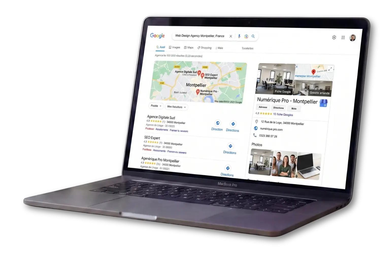 SEO local Google Business Profile à Épinal par Clic Digital