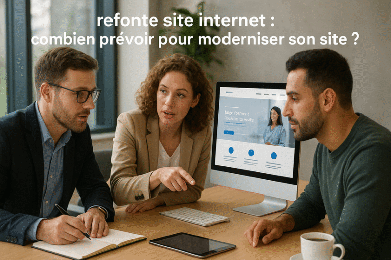 refonte site internet : combien prévoir pour moderniser son site ?