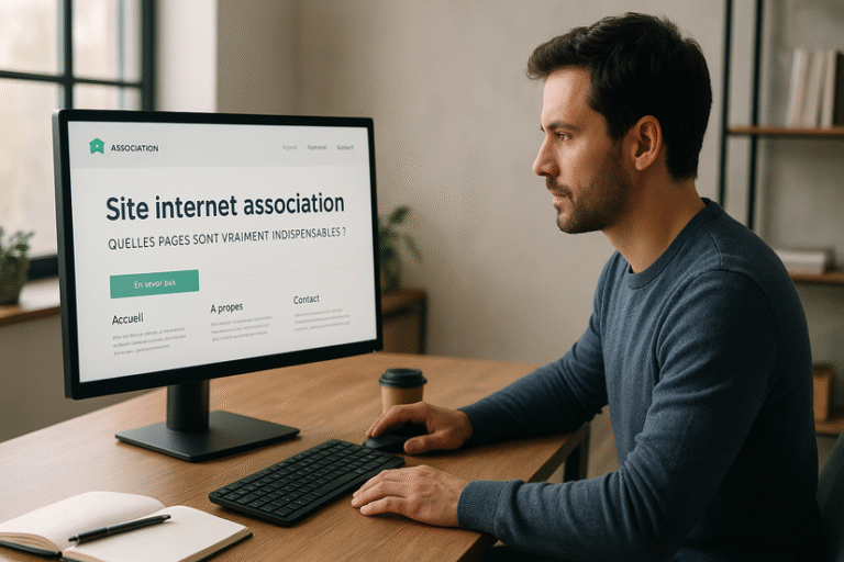 Site internet association : quelles pages sont vraiment indispensables ?